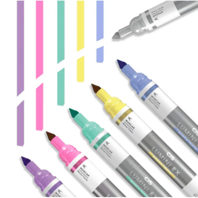 Caneta Marca Texto Apagável Lumini Ex