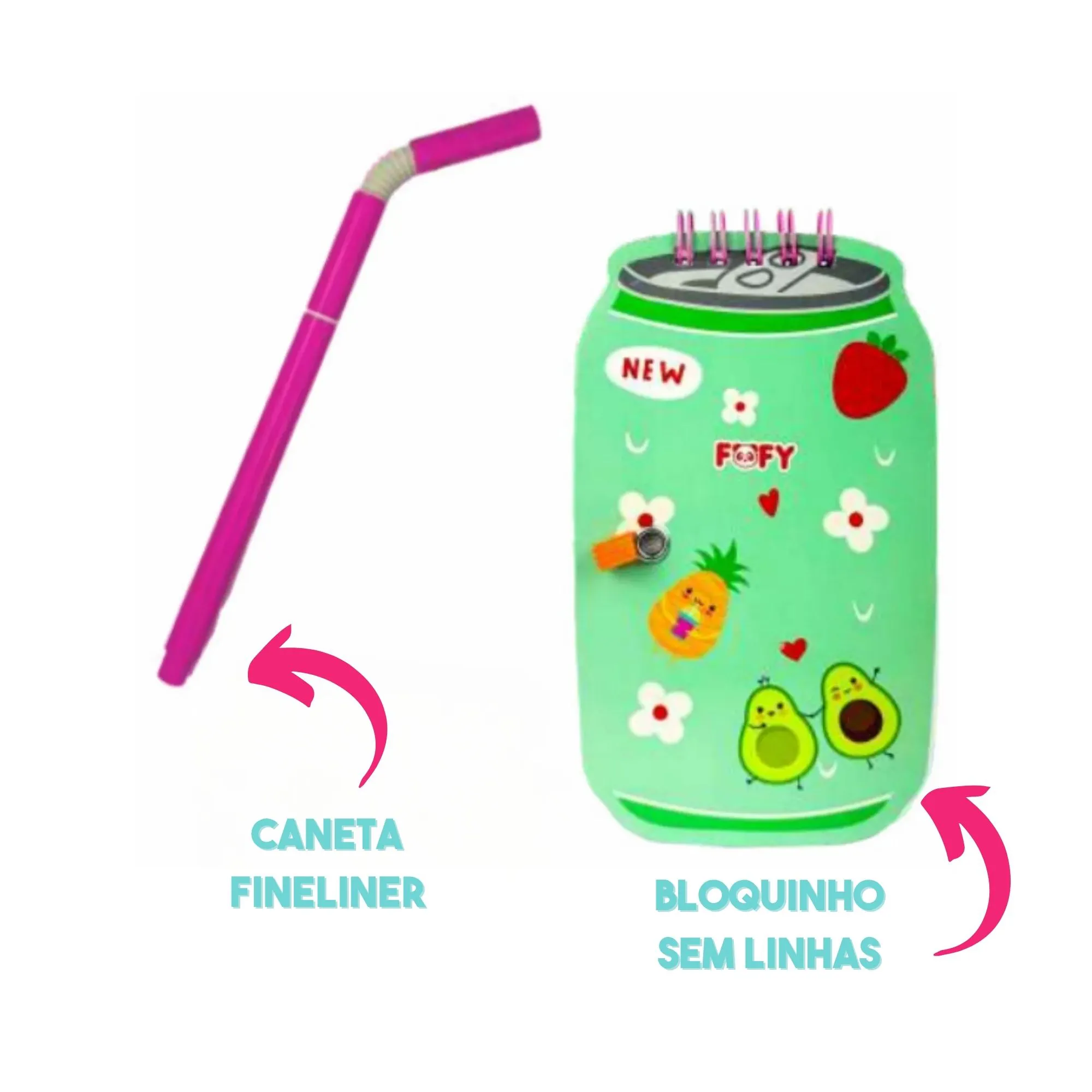 Kit Anotação Suquinho SUPER Fofo! - Bloq ...